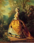 Franz Xaver Winterhalter The Empress Eugenie a la Marie-Antoinette oil painting artist
